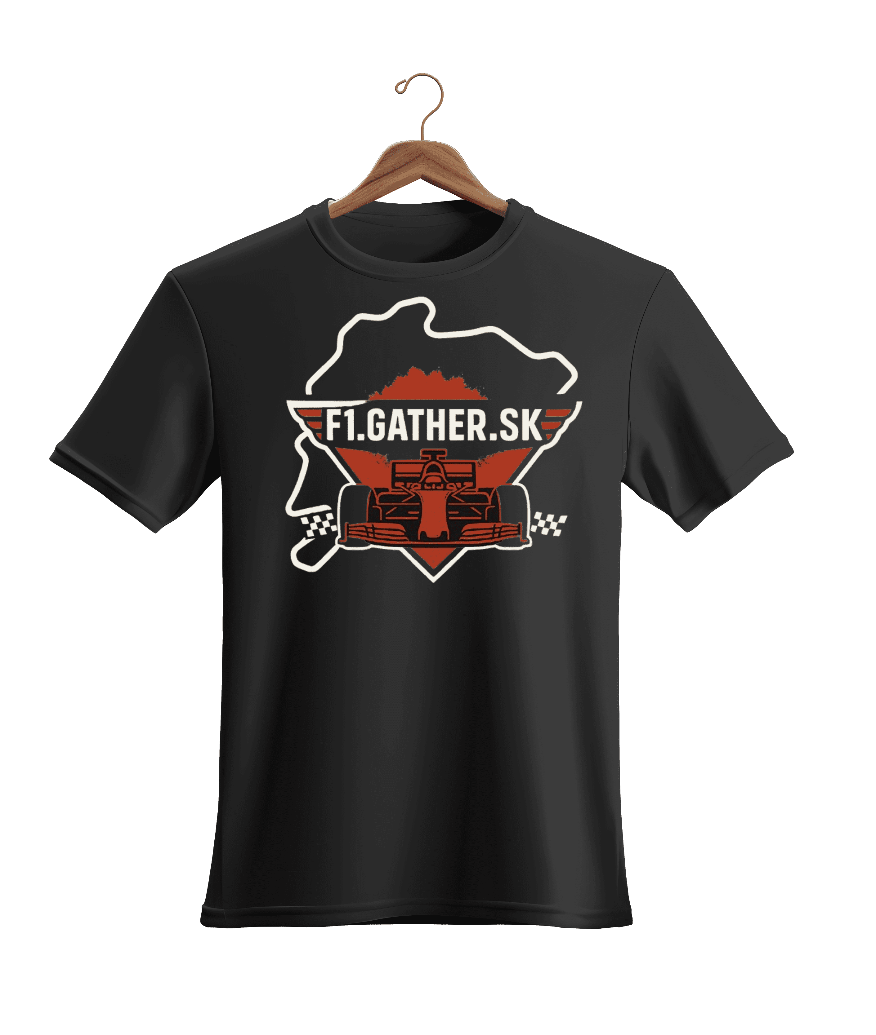 👕 Čierne Tričko F1.GATHER.SK: Pretekárska elegancia